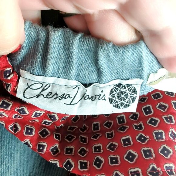 Vintage Chessa Davis Western Skirt Small Maxi Denim - Picture 8 of 10